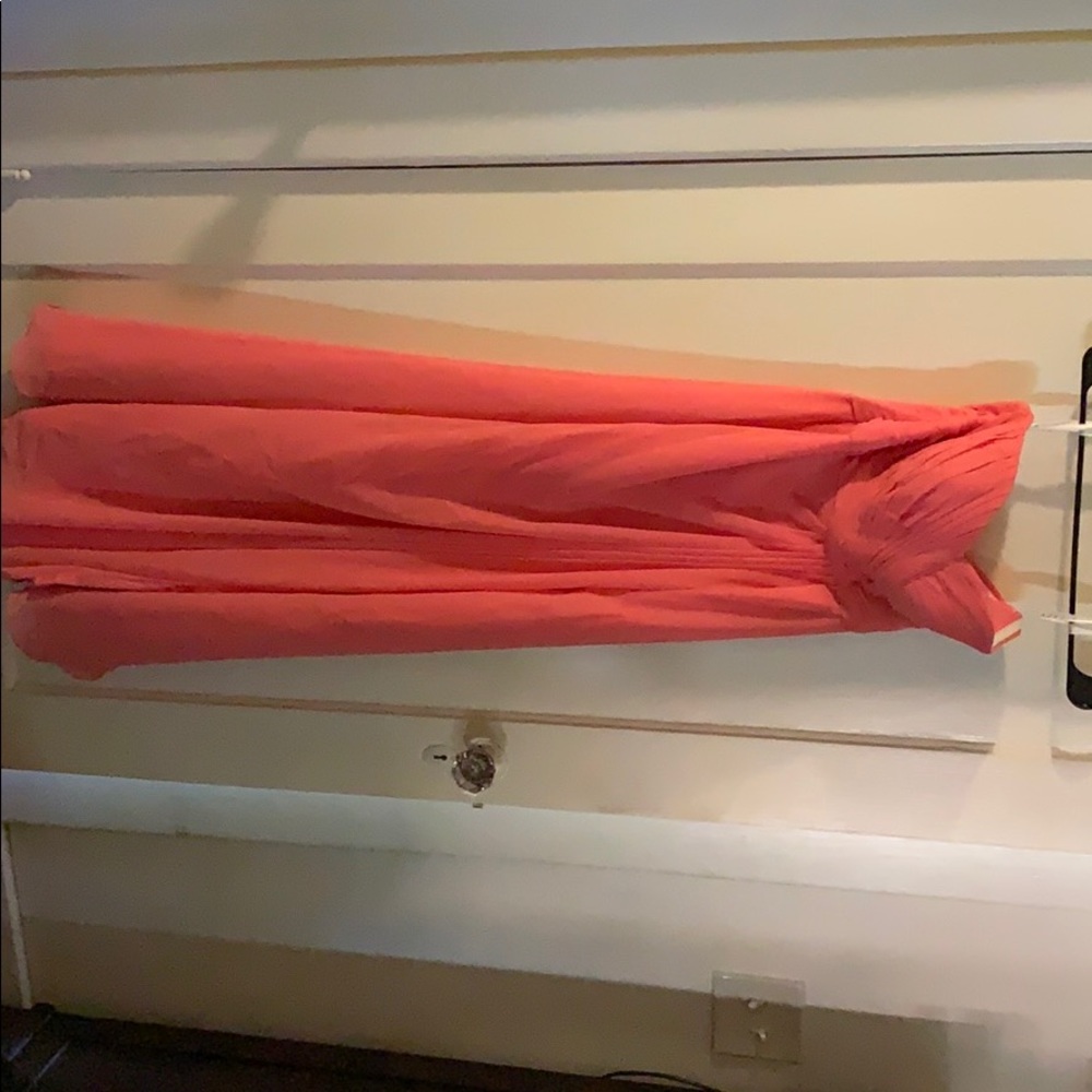 Long pink dress
